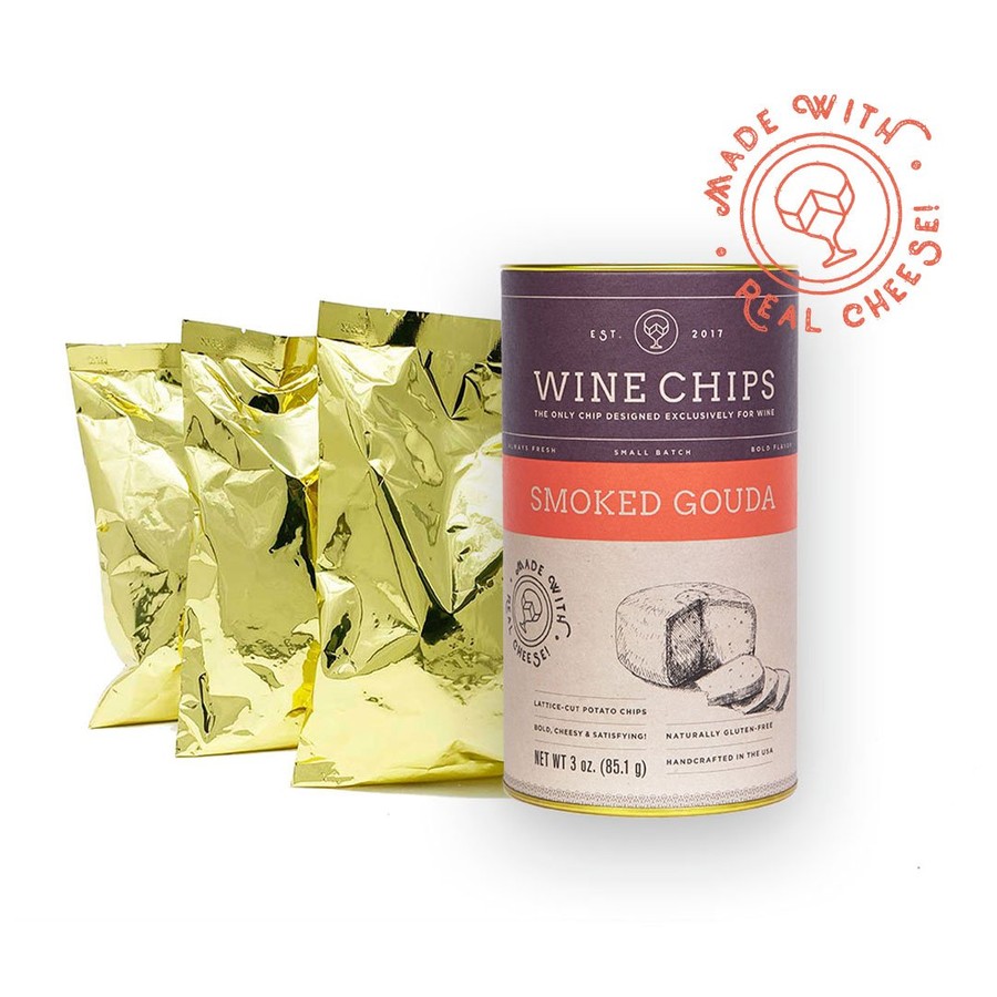 Smoked Gouda Wine Chips