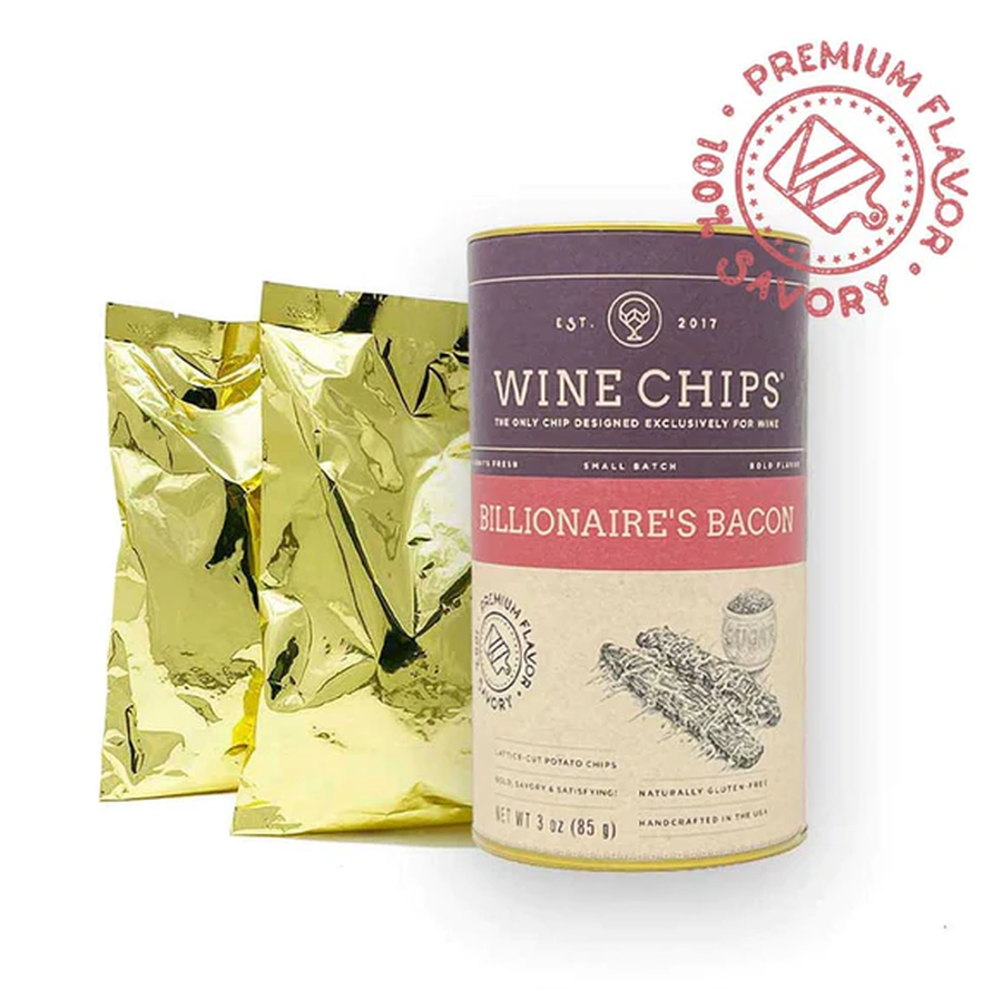 Billionaire's Bacon Wine Chips